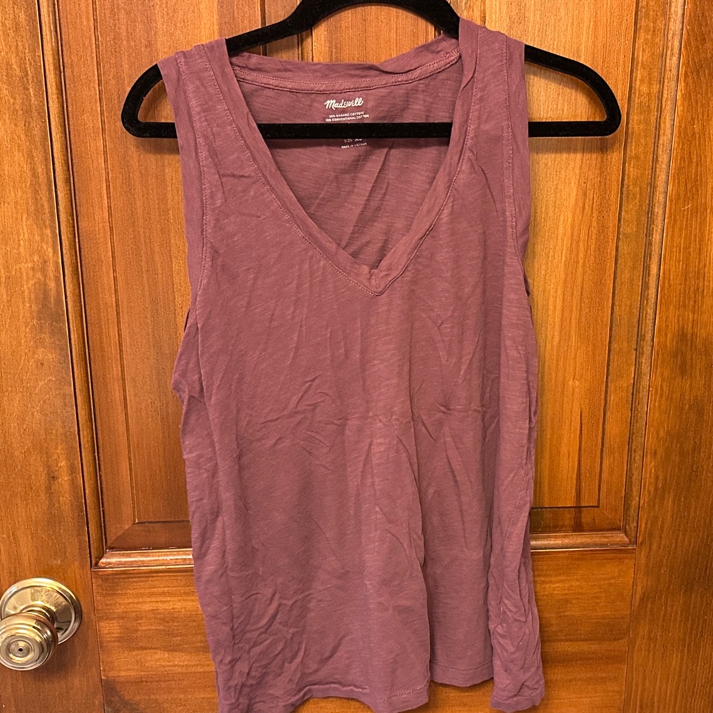 Madewell mauve tank top